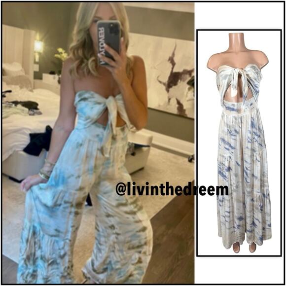 Beach Bunny / Surf Gypsy Tie Dye Jumpsuit SZ M $99 - Picture 1 of 10